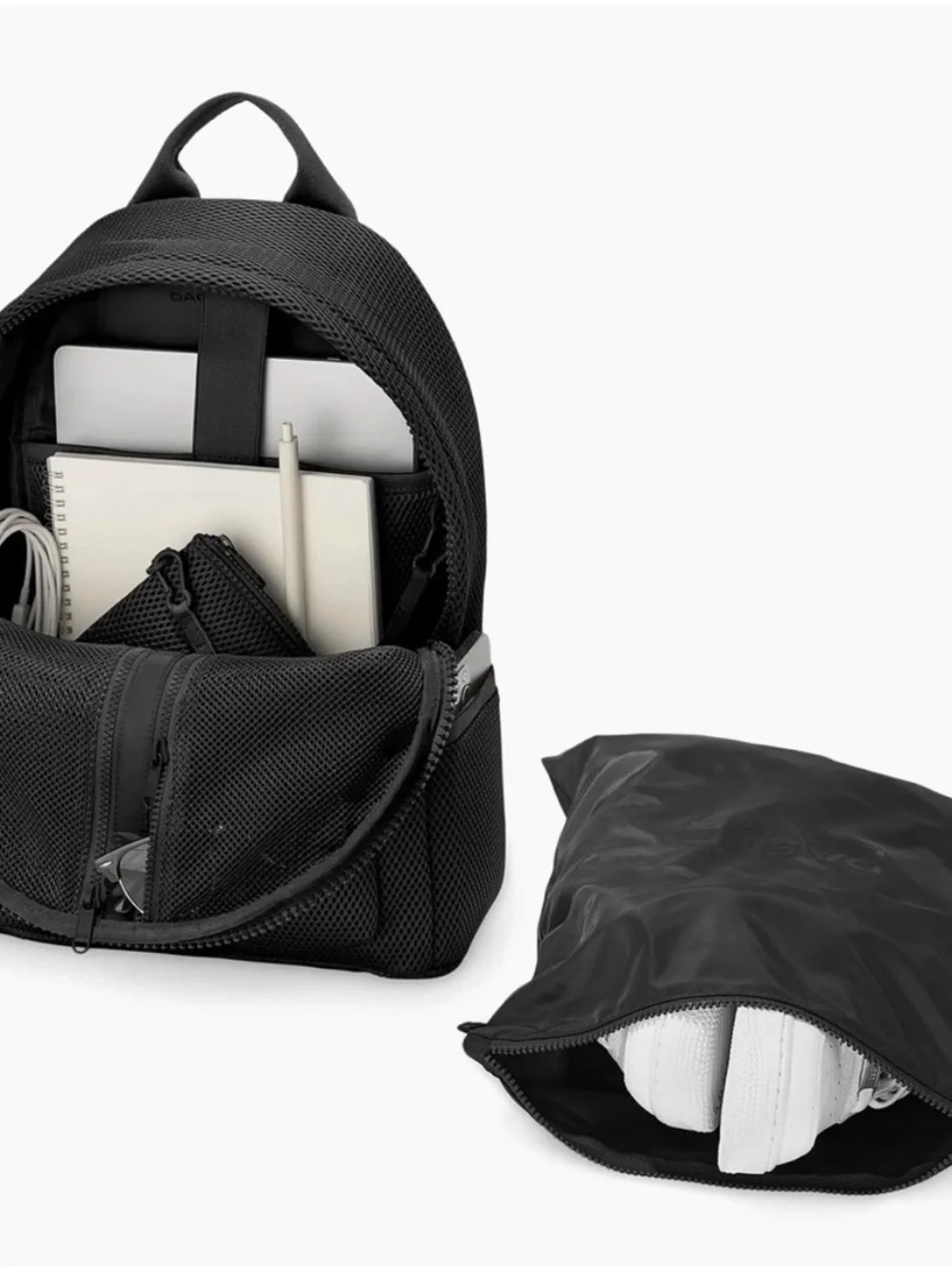 Dagne Dover Onyx Air Mesh Dakota Backpack Large - NWT